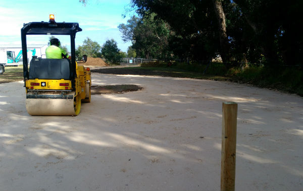 Dobson Excavations Limestone Driveway Construction and Compaction
