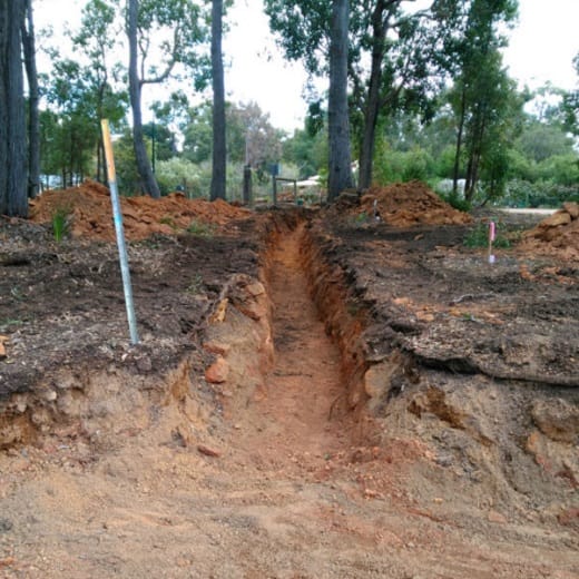 Trencher hire Herbert Call us at 0414 755 306