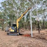 Power Pole Installation