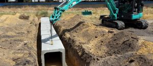 Dobson Excavations Earthmoving and Excavation Services Leach Drains Set-up