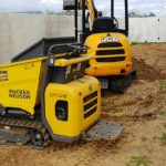 Dobson Excavations Tight Access Mini Dump Track and Excavator