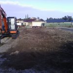 Dobson Excavations Truck Land Clearing and Air Racking Block