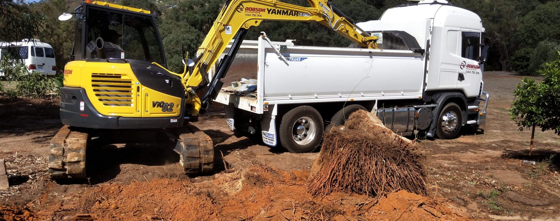 8 Ton Excavator and Truck Hire