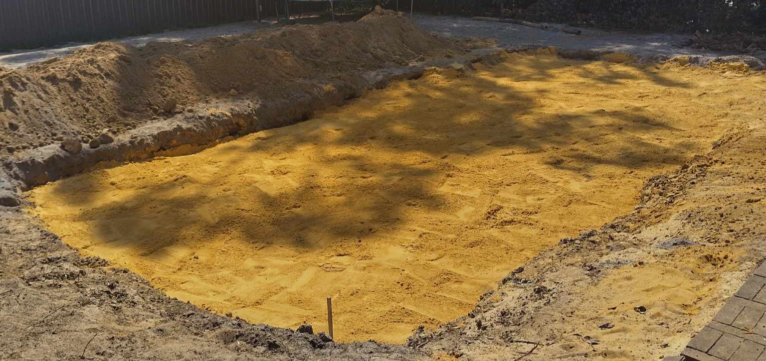 Pool excavation site Darwin NT